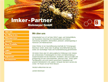Tablet Screenshot of imker-partner.de